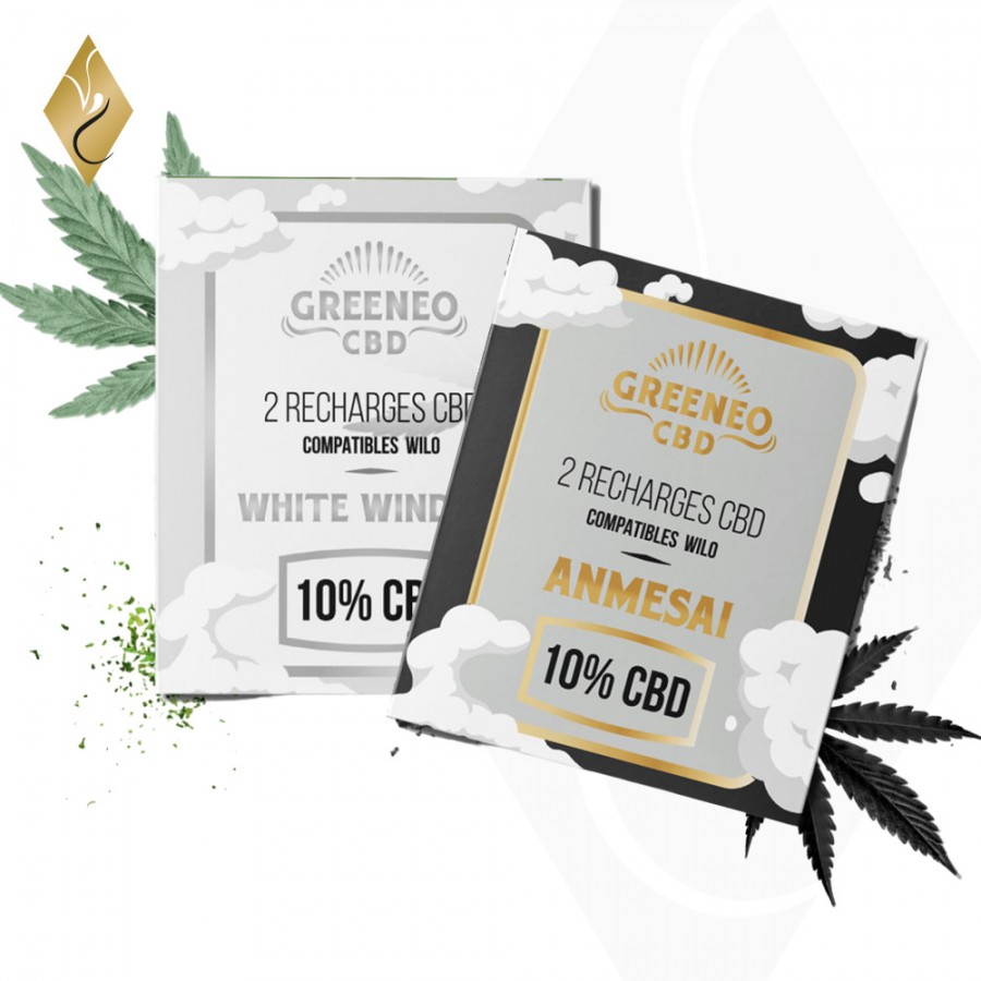 Cartouches Greeneo CBD 10%
