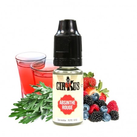 E-liquide Absinthe Rouge - Cirkus - 10ml